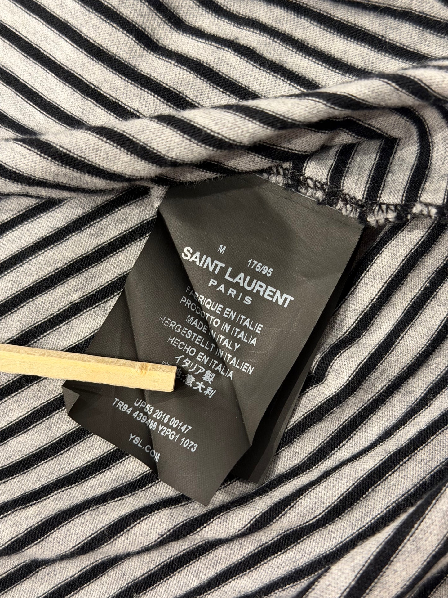 Saint Laurent AW16 Striped Shirt