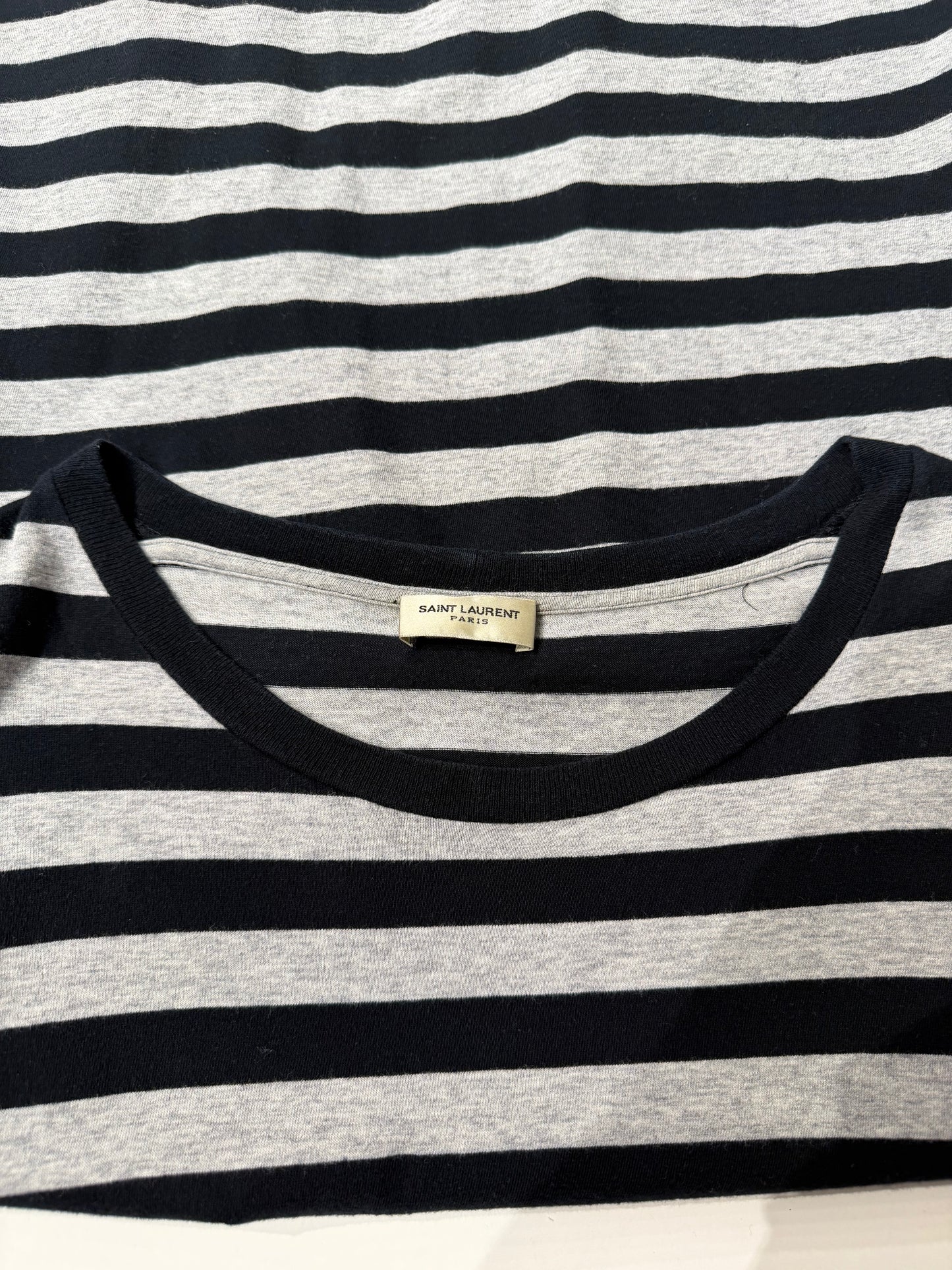 Saint Laurent Paris SS16 Striped Shirt