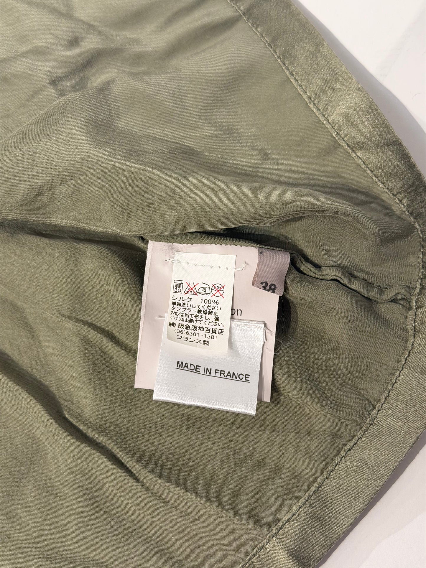 Balmain SS11 100% Silk Tank Top