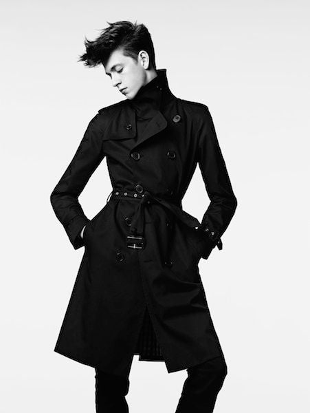 Saint Laurent Paris SS13 Campaign Trench Coat