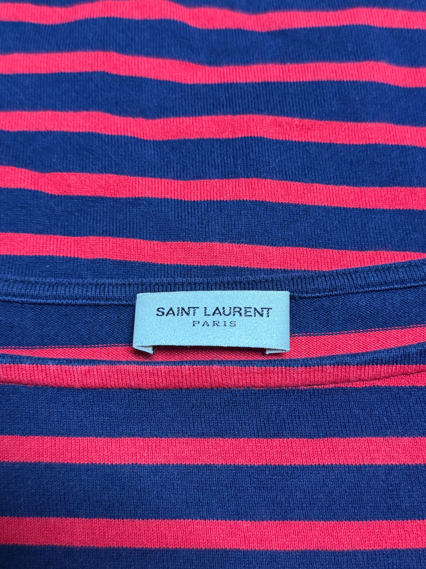 Saint Laurent SS15 Striped Long Sleeve