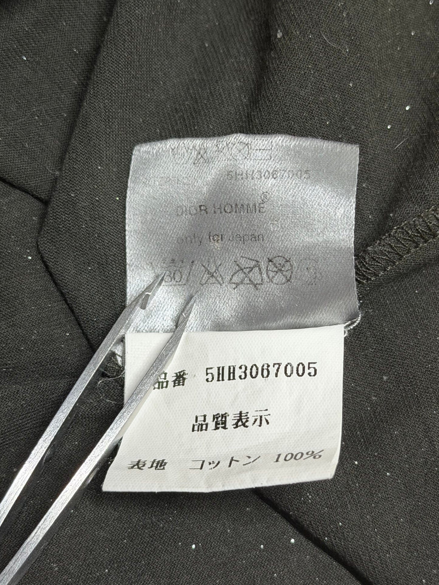 Dior Homme AW05 Runway Glitter Tee