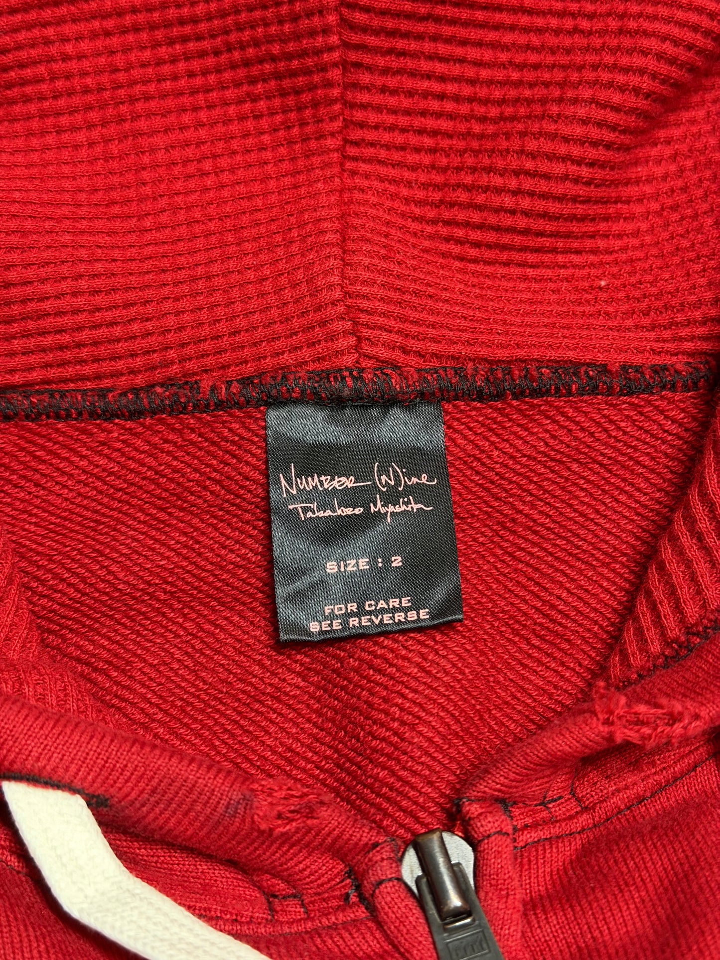 Number (N)ine SS05 Nightcrawler Thermal Hoodie