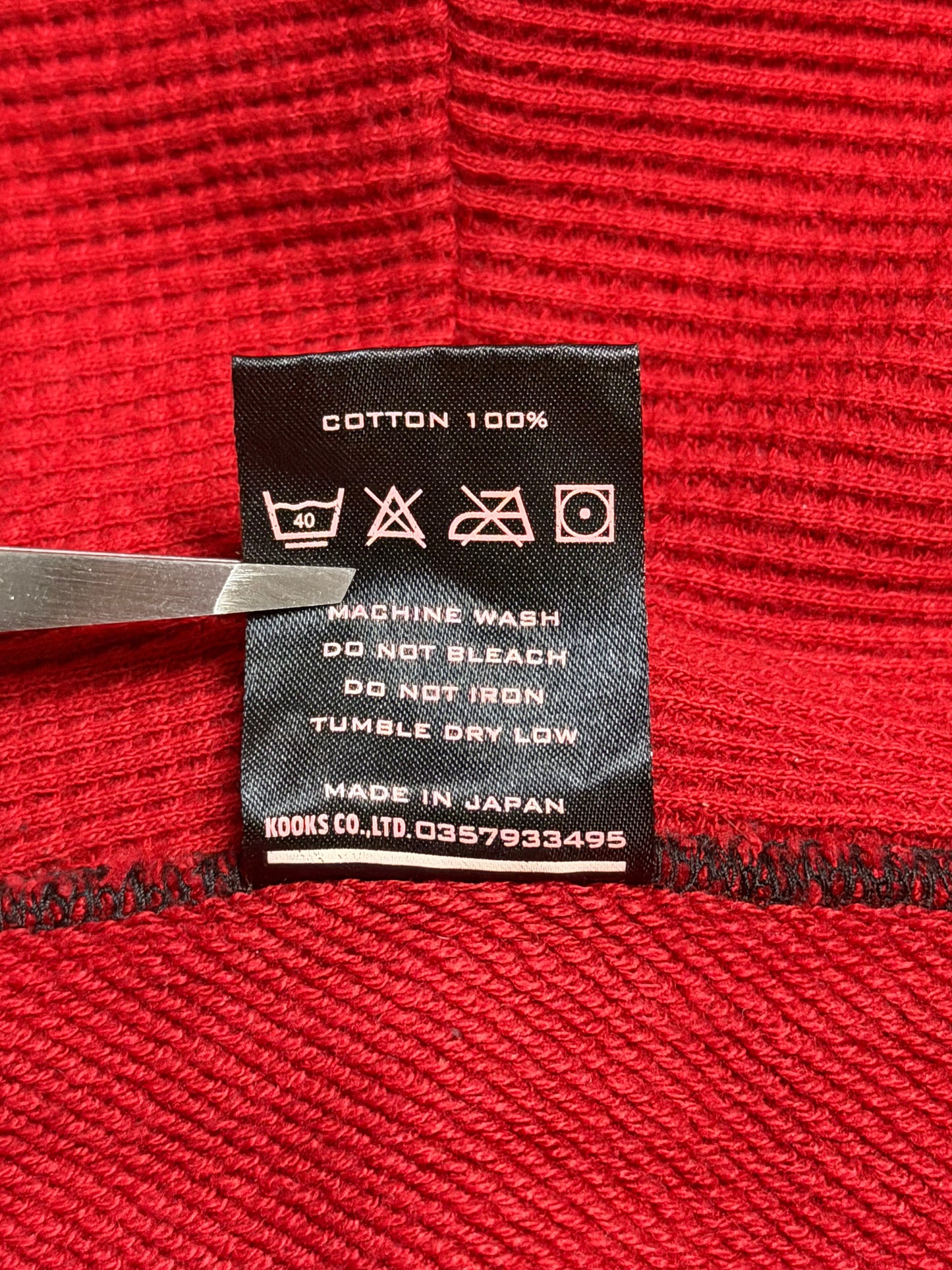 Number (N)ine SS05 Nightcrawler Thermal Hoodie