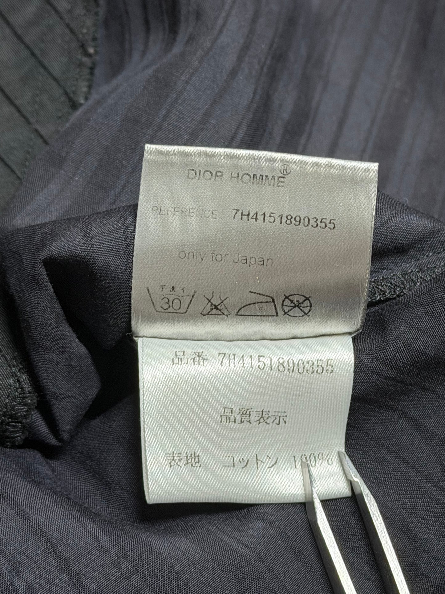 Dior Homme AW07 Pleated Button Up