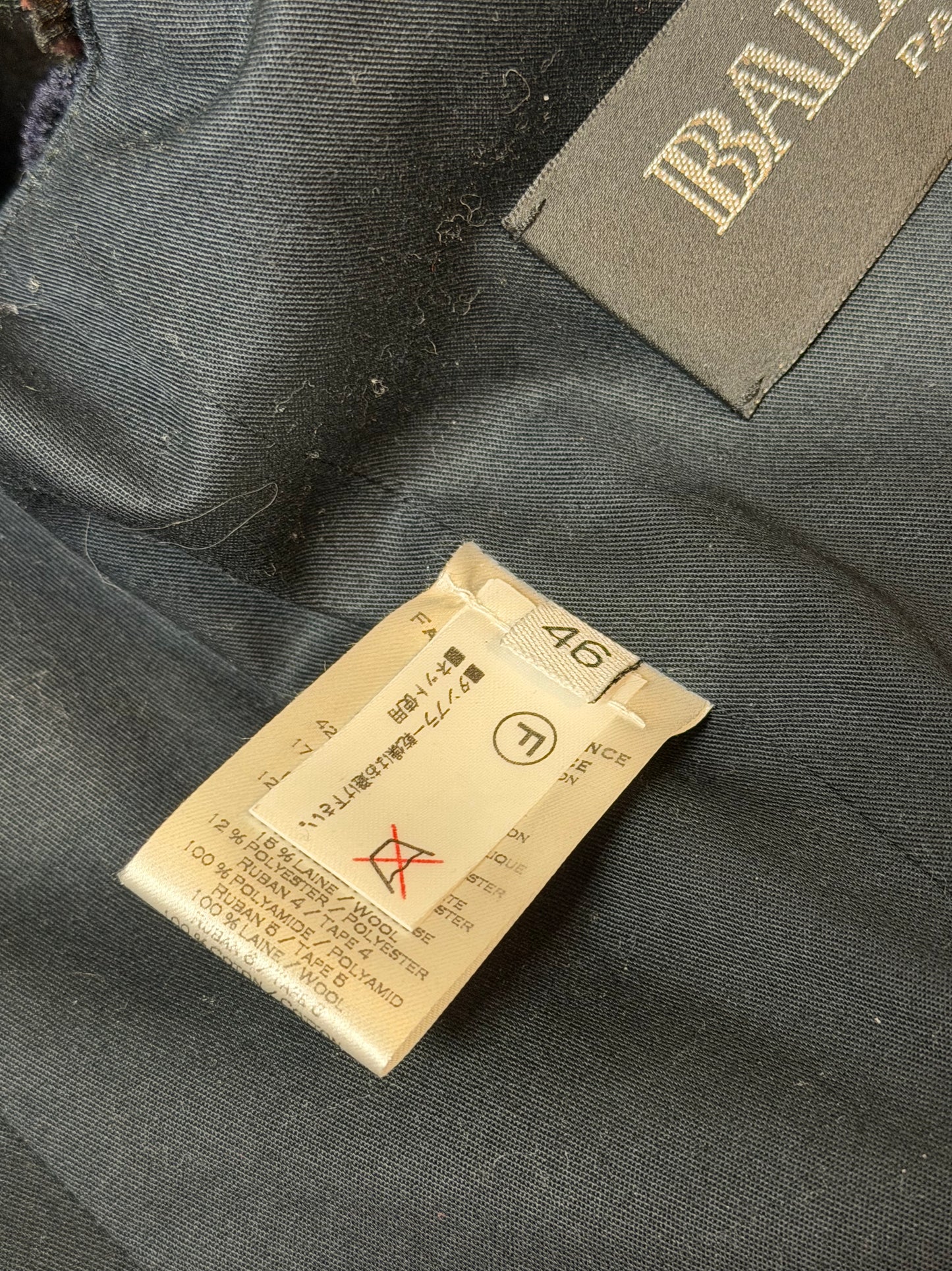 Balmain AW13 Raw Sleeveless Napoleon Vest