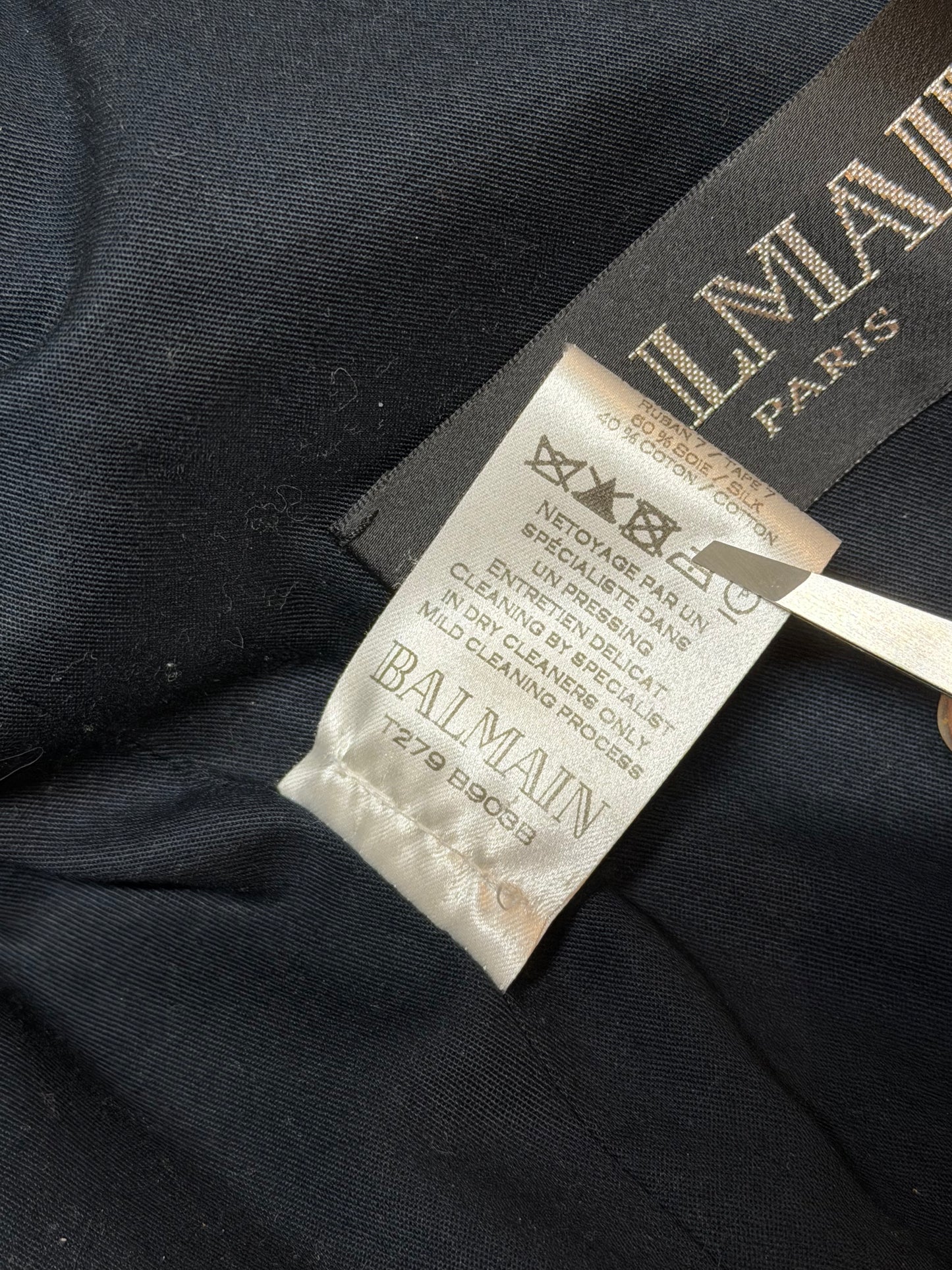Balmain AW13 Raw Sleeveless Napoleon Vest