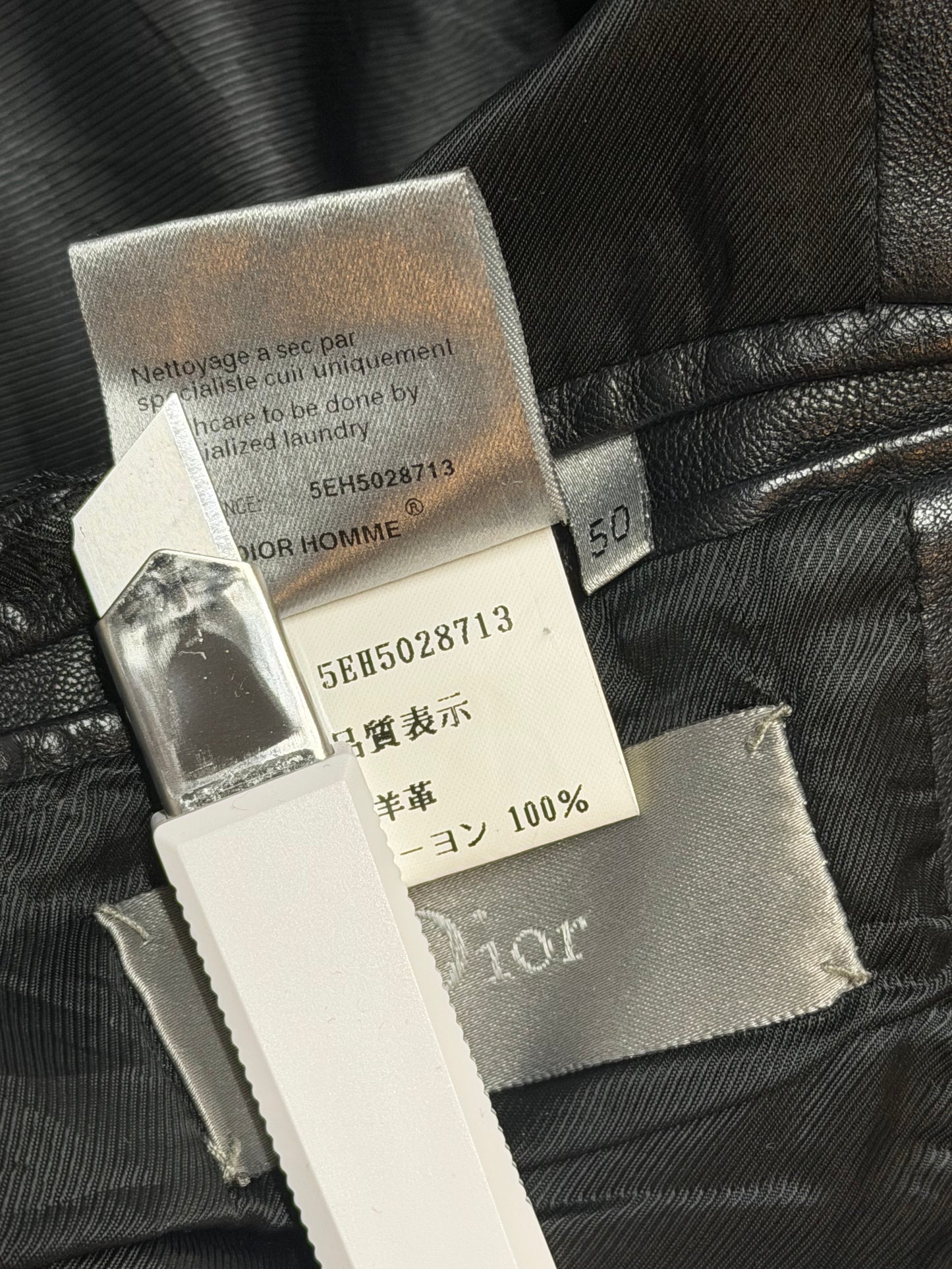 Dior Homme SS05 Runway Leather Jacket