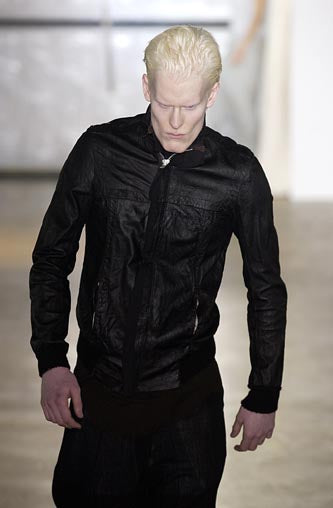 Rick Owens SS03 Suckerball Runway Leather Jacket
