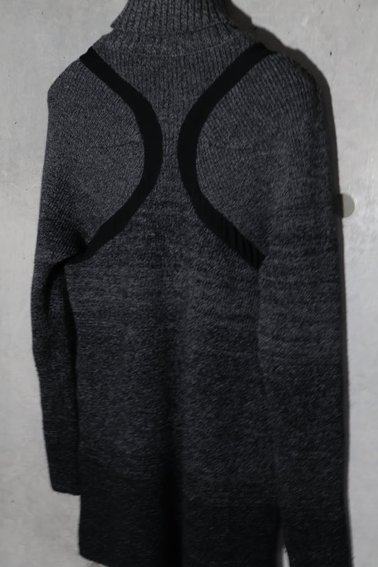 Undercover AW09 Knit Geometric Elongated Turtleneck