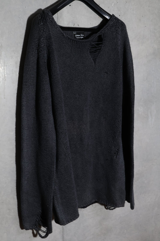 Number (N)ine SS07 Distressed Knit Sweater