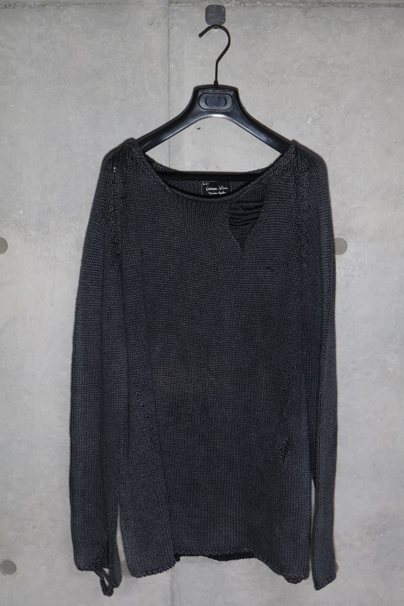 Number (N)ine SS07 Distressed Knit Sweater