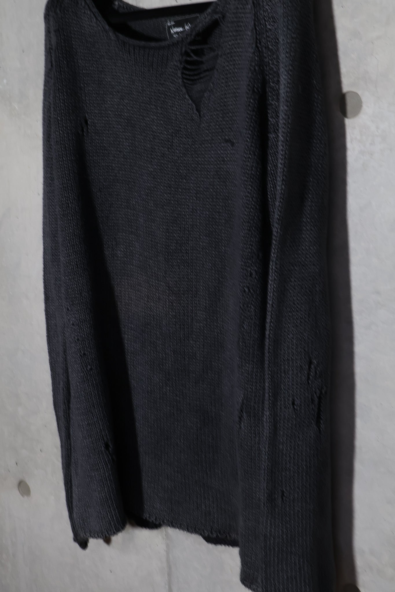 Number (N)ine SS07 Distressed Knit Sweater