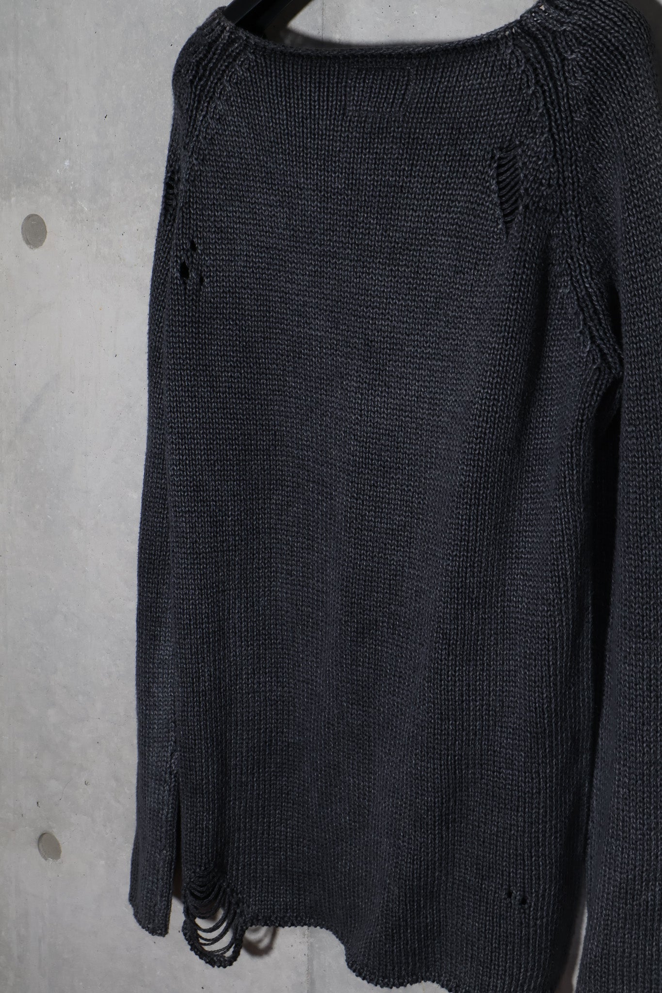 Number (N)ine SS07 Distressed Knit Sweater