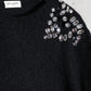 Saint Laurent AW19 Crystal Repair Sweater