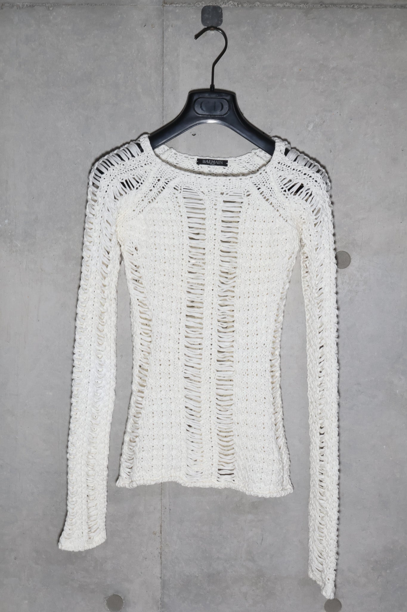 Balmain Mesh Stitched Knit