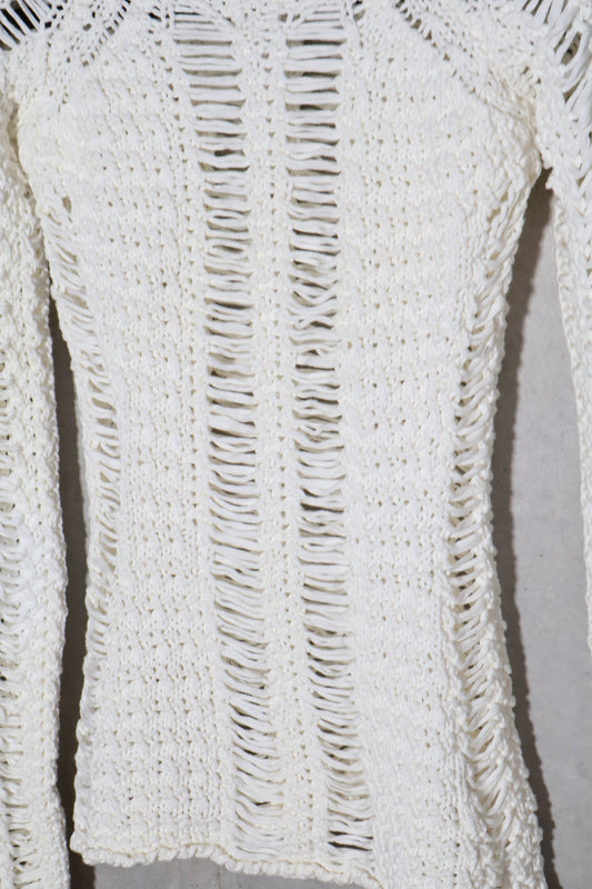 Balmain Mesh Stitched Knit