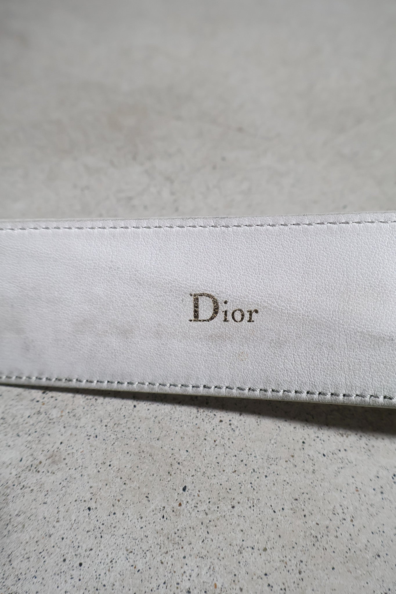 Dior Homme SS06 Double Prong Patent Leather Belt