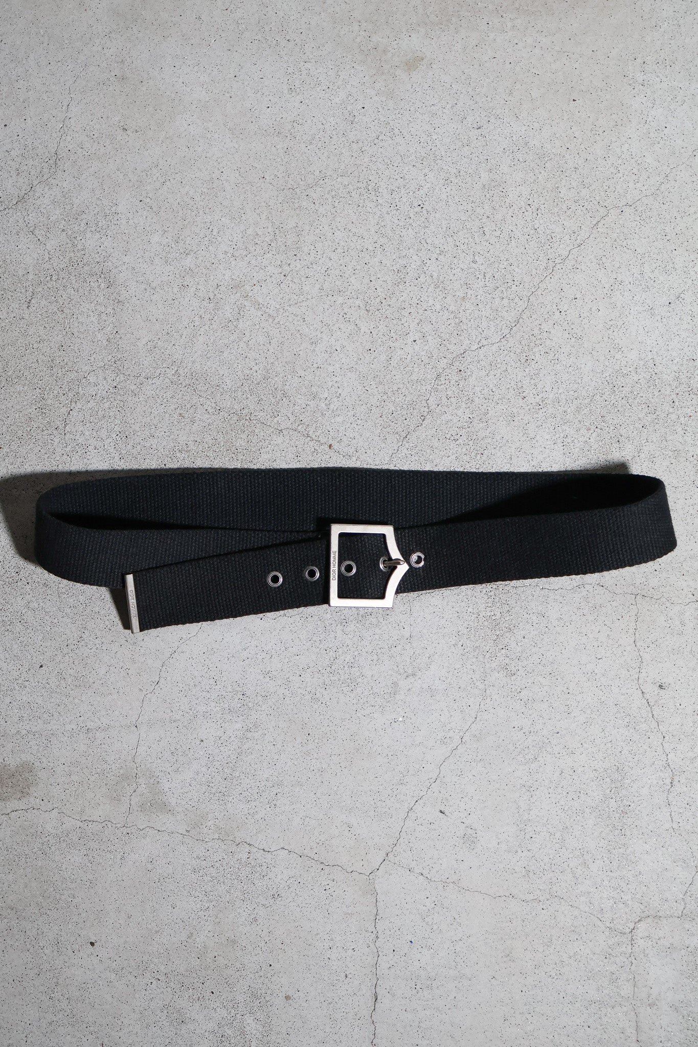 Dior Homme SS05 Canvas D Point Belt
