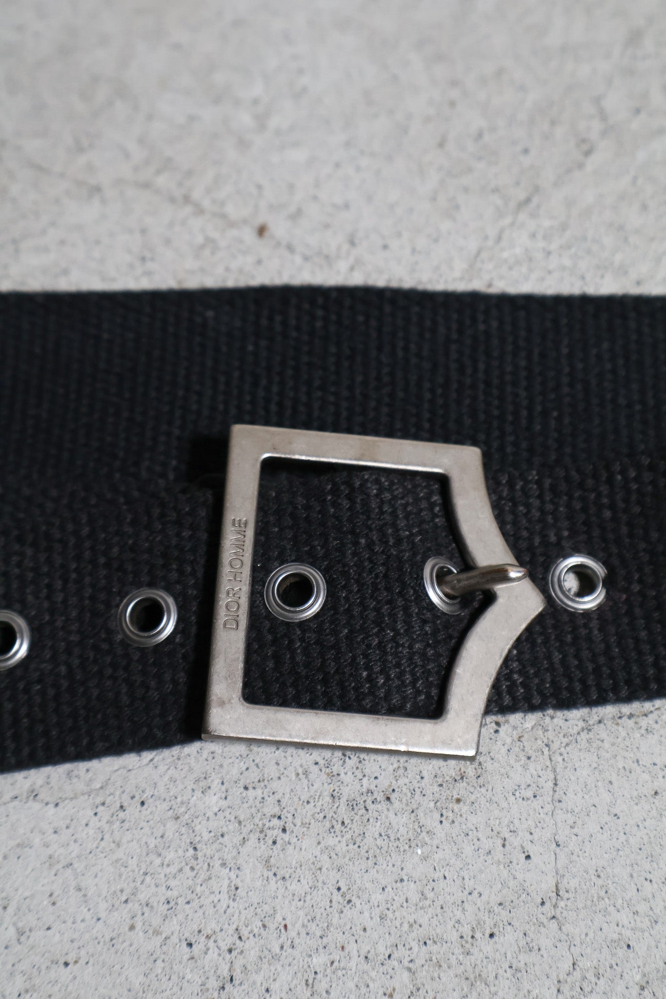 Dior Homme SS05 Canvas D Point Belt