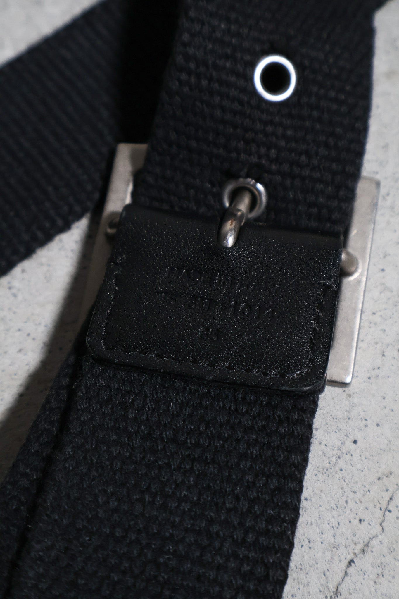Dior Homme SS05 Canvas D Point Belt