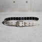Burberry Black Studded Belt