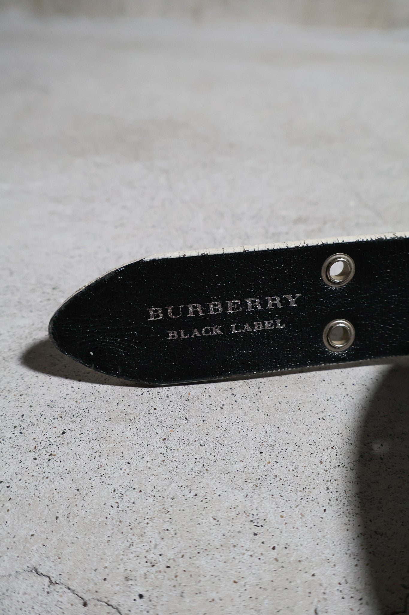 Burberry Black Studded Belt