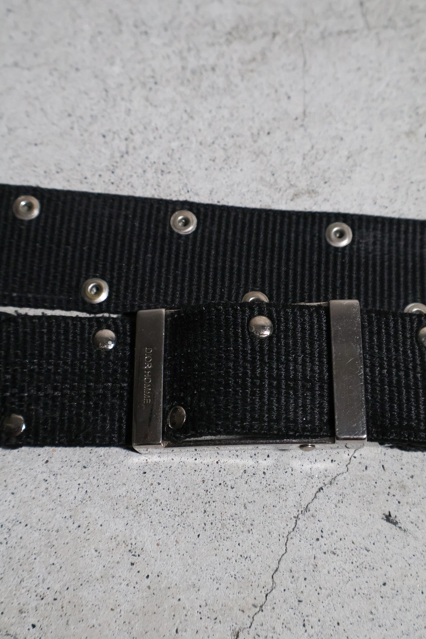 Dior Homme SS04 Studded Canvas Belt