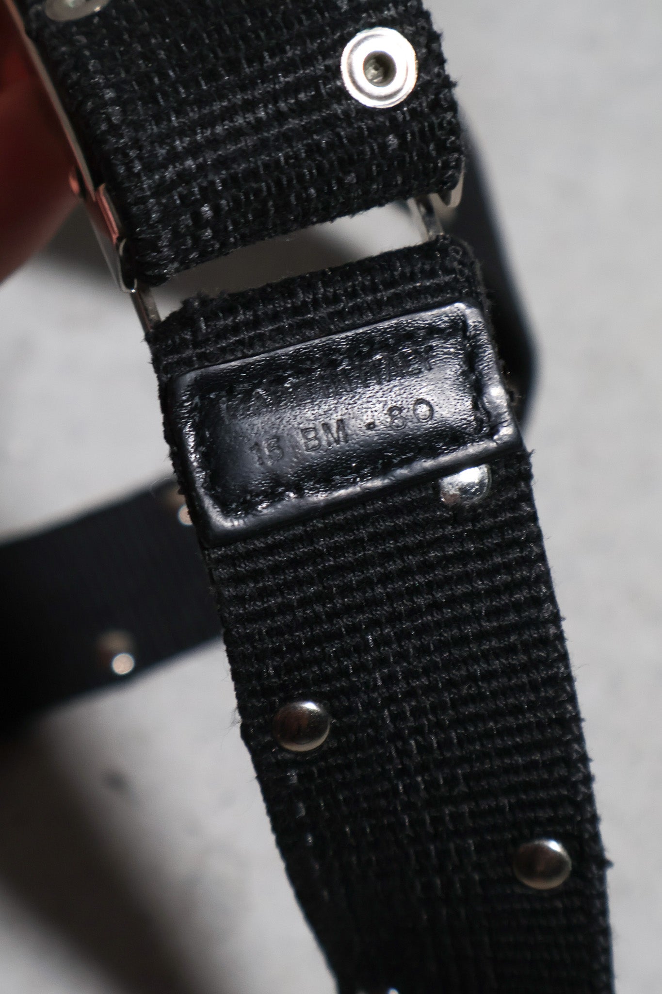 Dior Homme SS04 Studded Canvas Belt