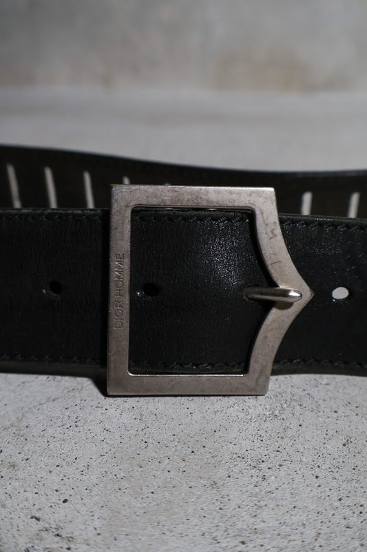 Dior Homme SS05 Runway Cutout D-Point Belt
