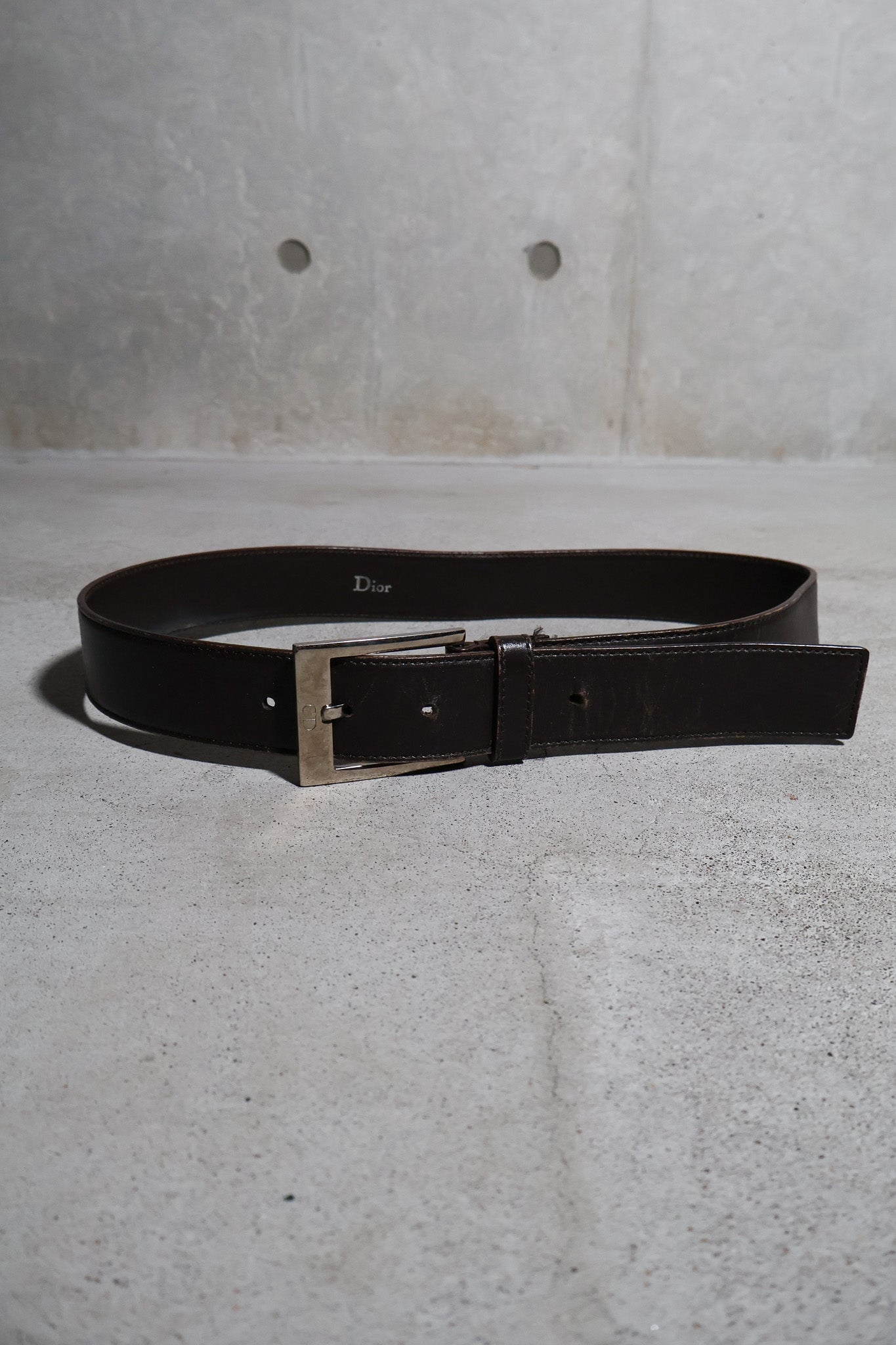 Dior Homme AW06 Brown Leather Belt