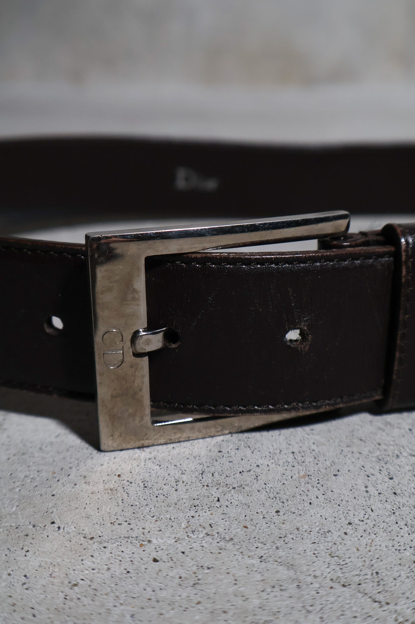 Dior Homme AW06 Brown Leather Belt