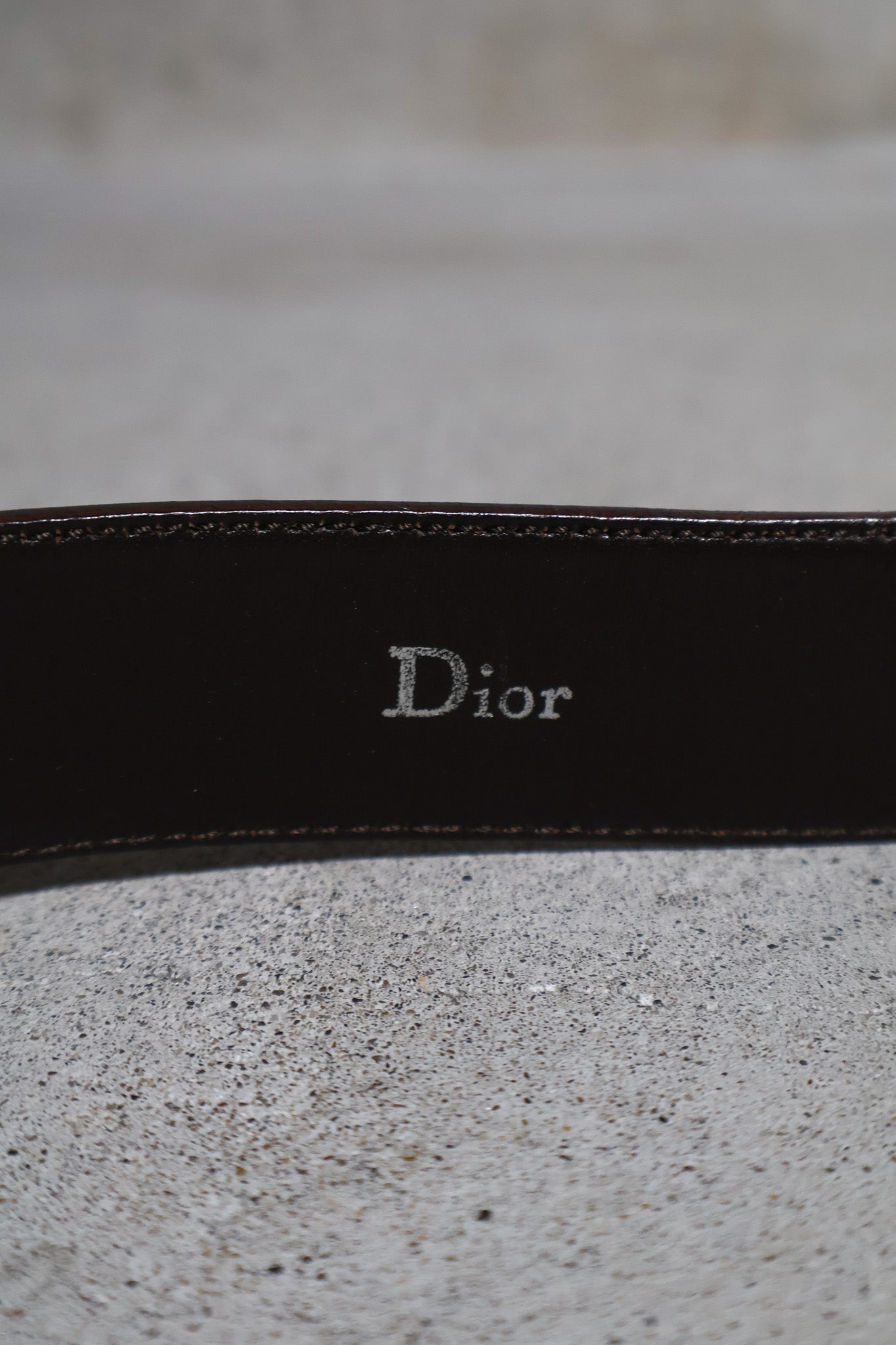 Dior Homme AW06 Brown Leather Belt