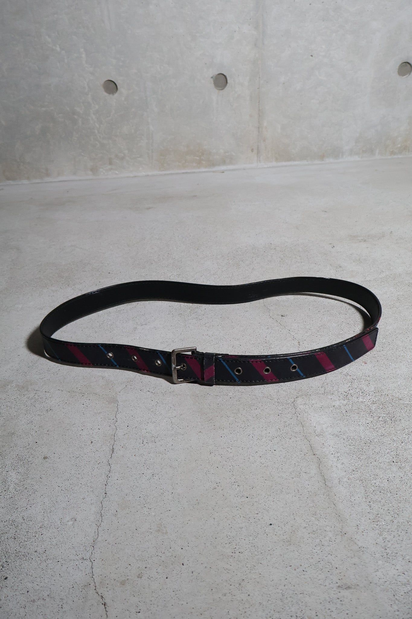 Dior Homme SS06 Striped Skinny Belt