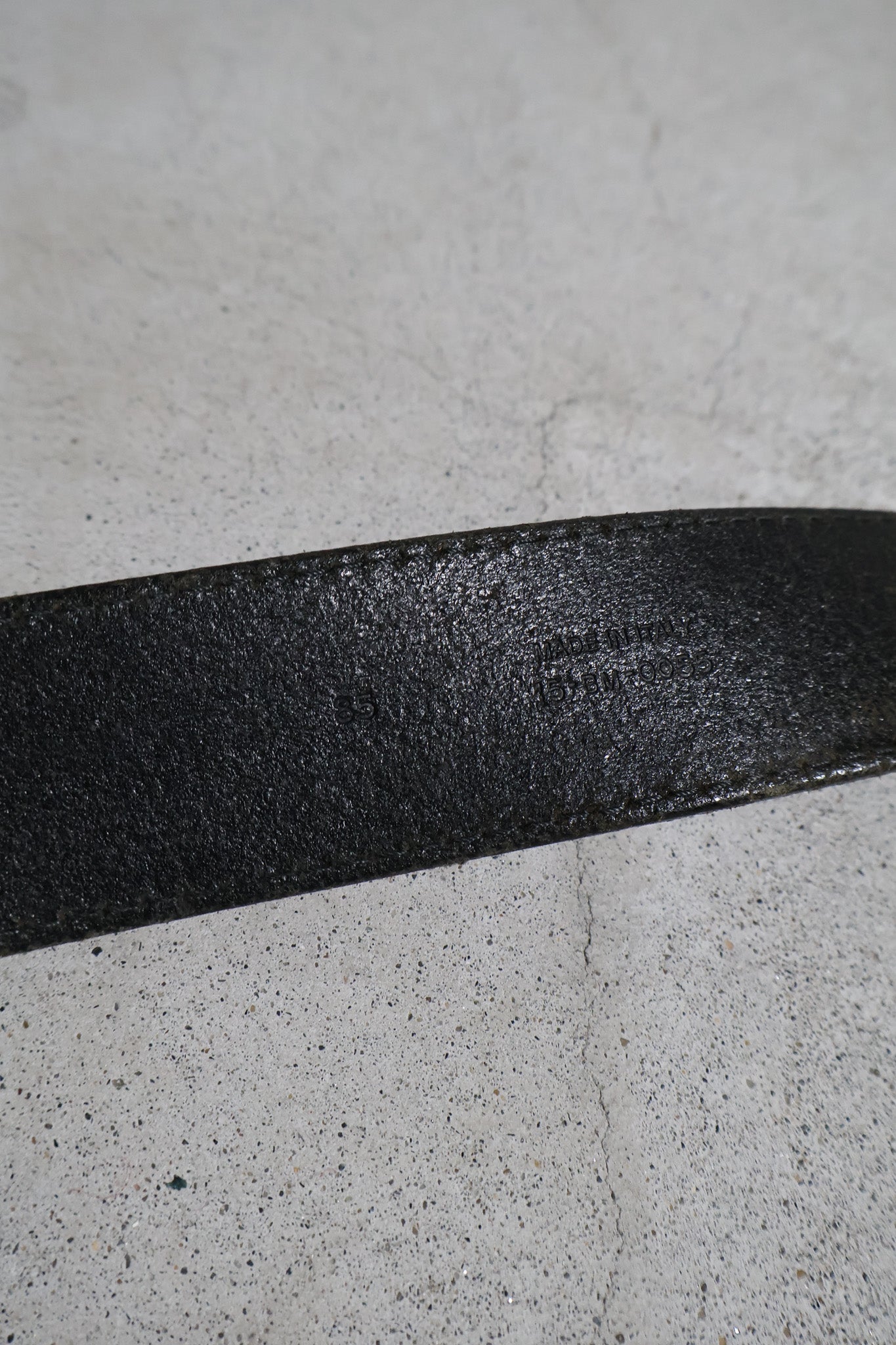 Dior Homme AW05 H Buckle Belt