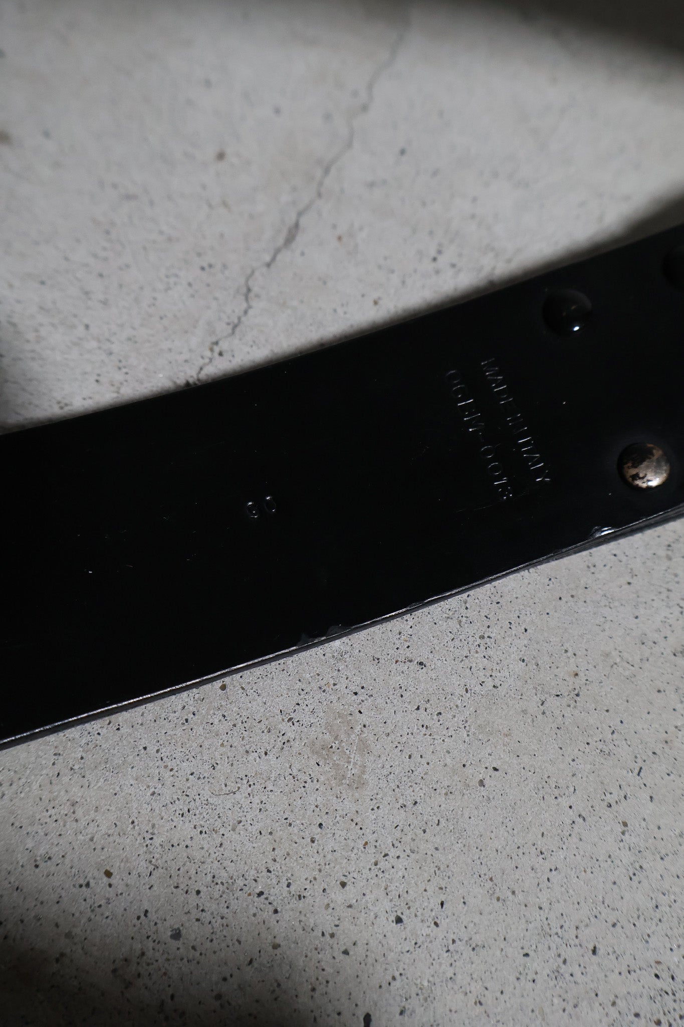 Dior Homme SS03 Campaign "Follow Me" Embossed Belt