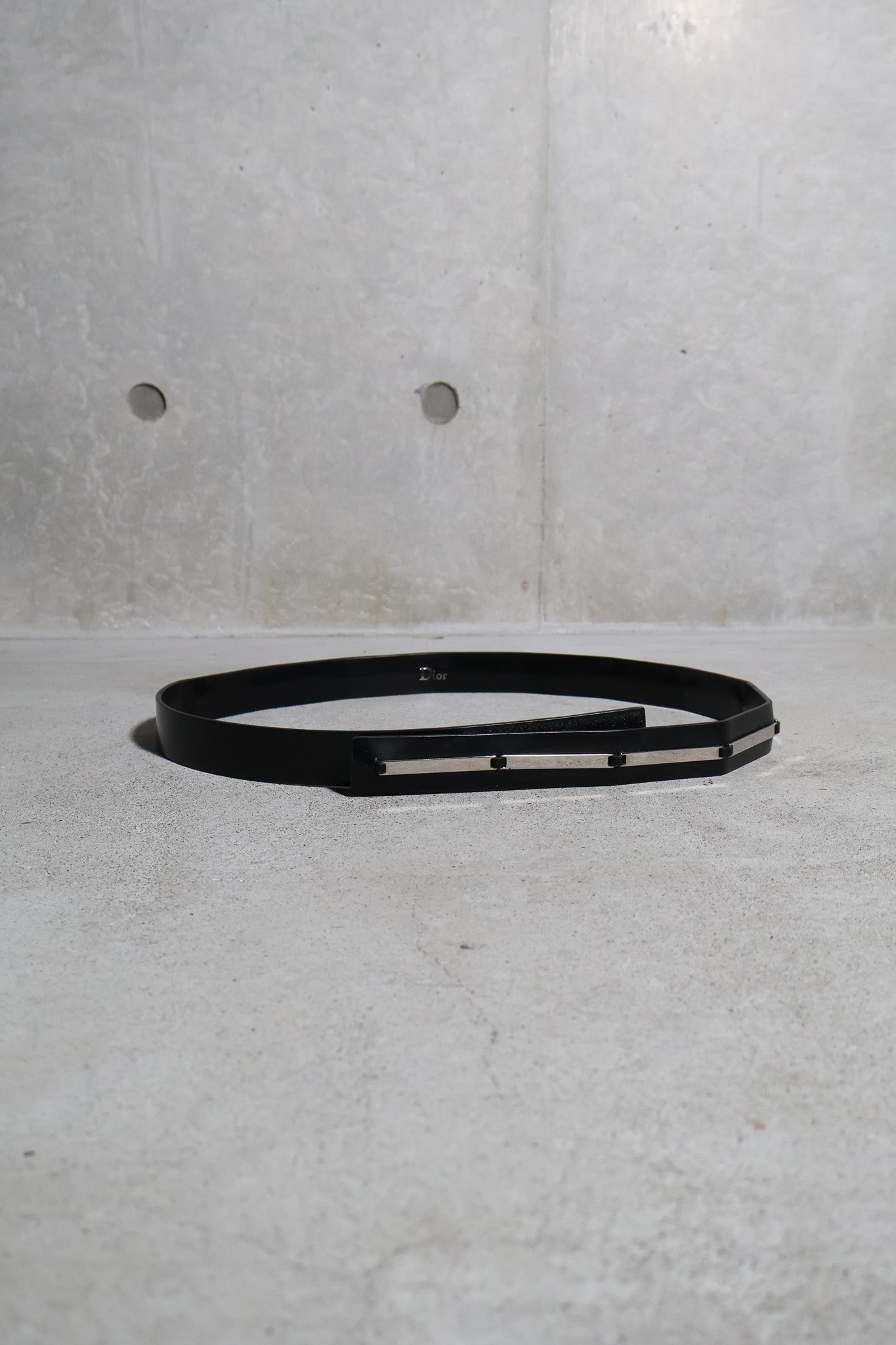 Dior Homme SS03 Runway "Follow Me" Velcro Belt