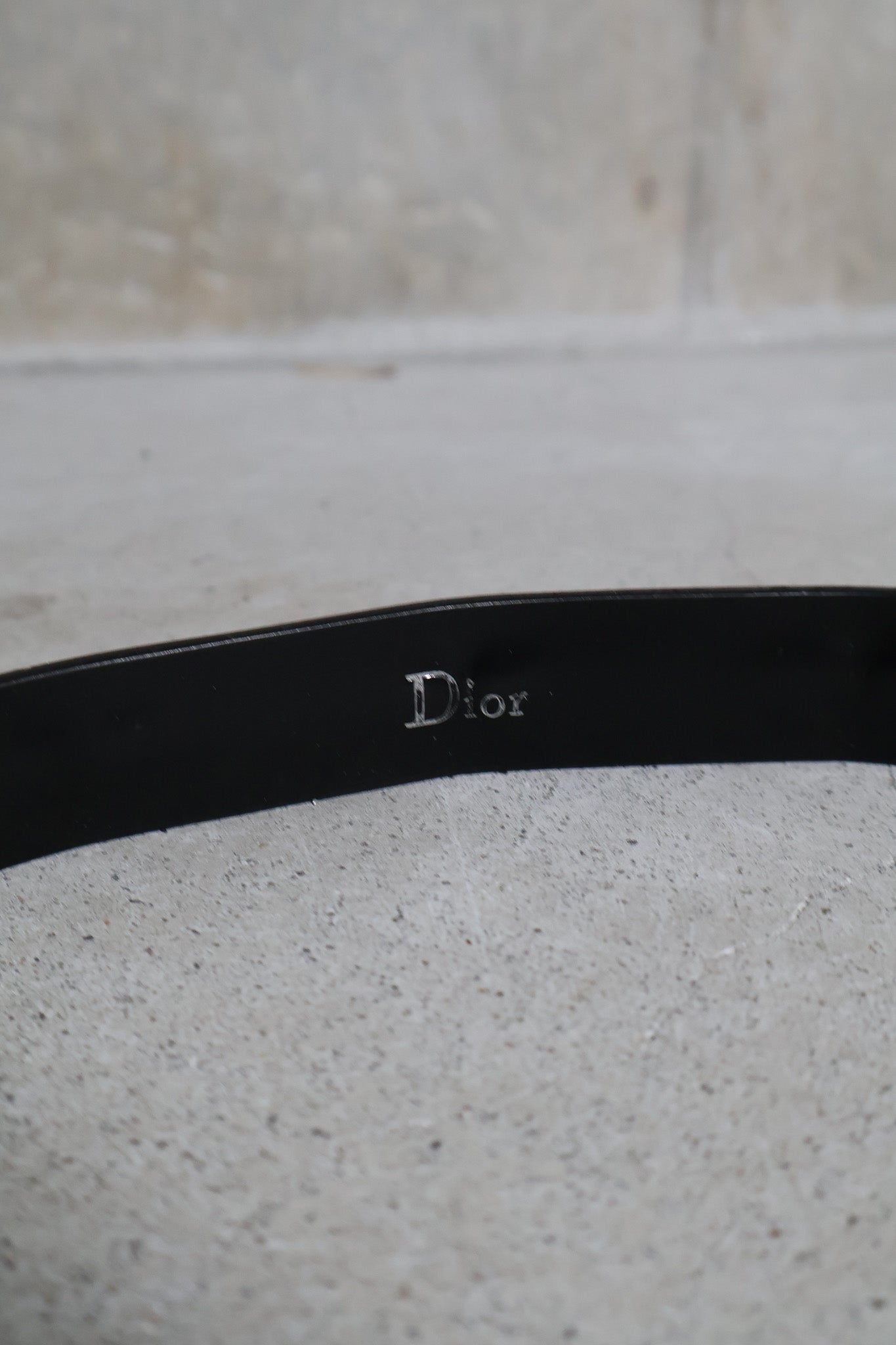 Dior Homme SS03 Runway "Follow Me" Velcro Belt