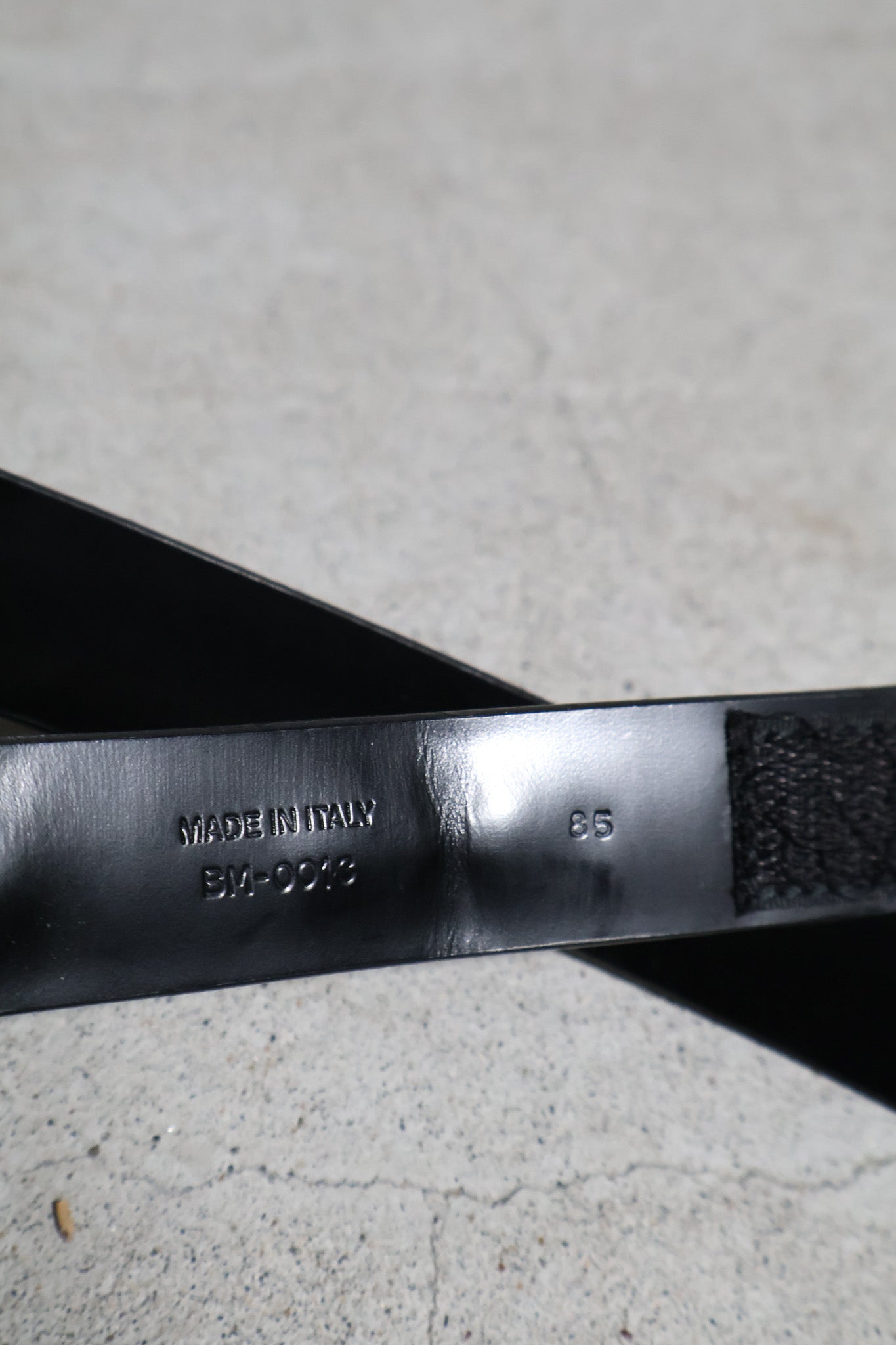 Dior Homme SS03 Runway "Follow Me" Velcro Belt