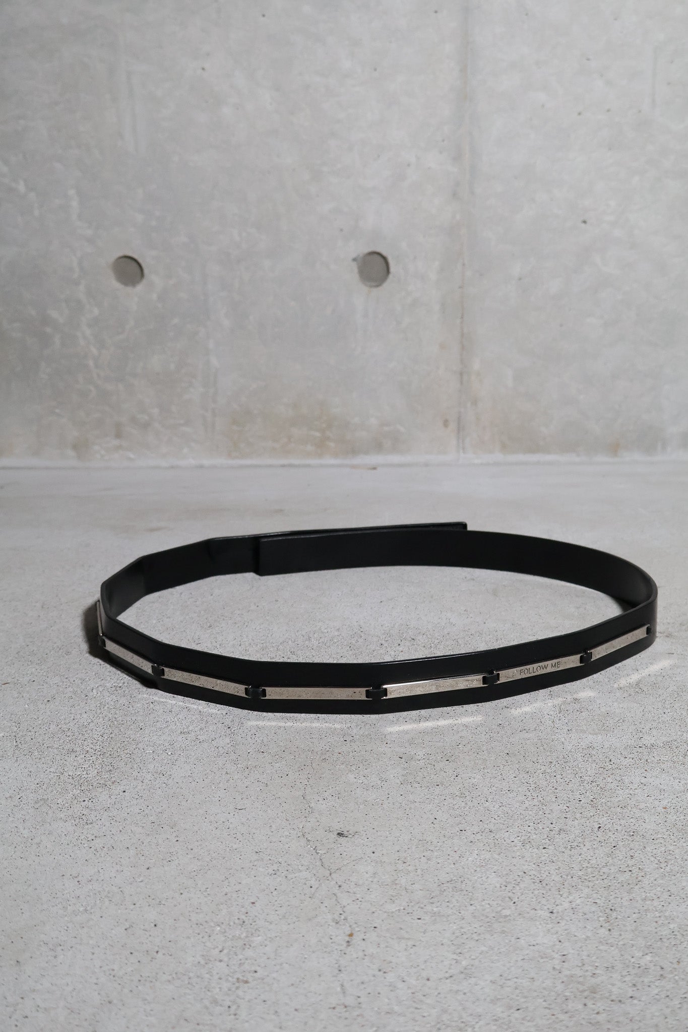 Dior Homme SS03 Runway "Follow Me" Velcro Belt