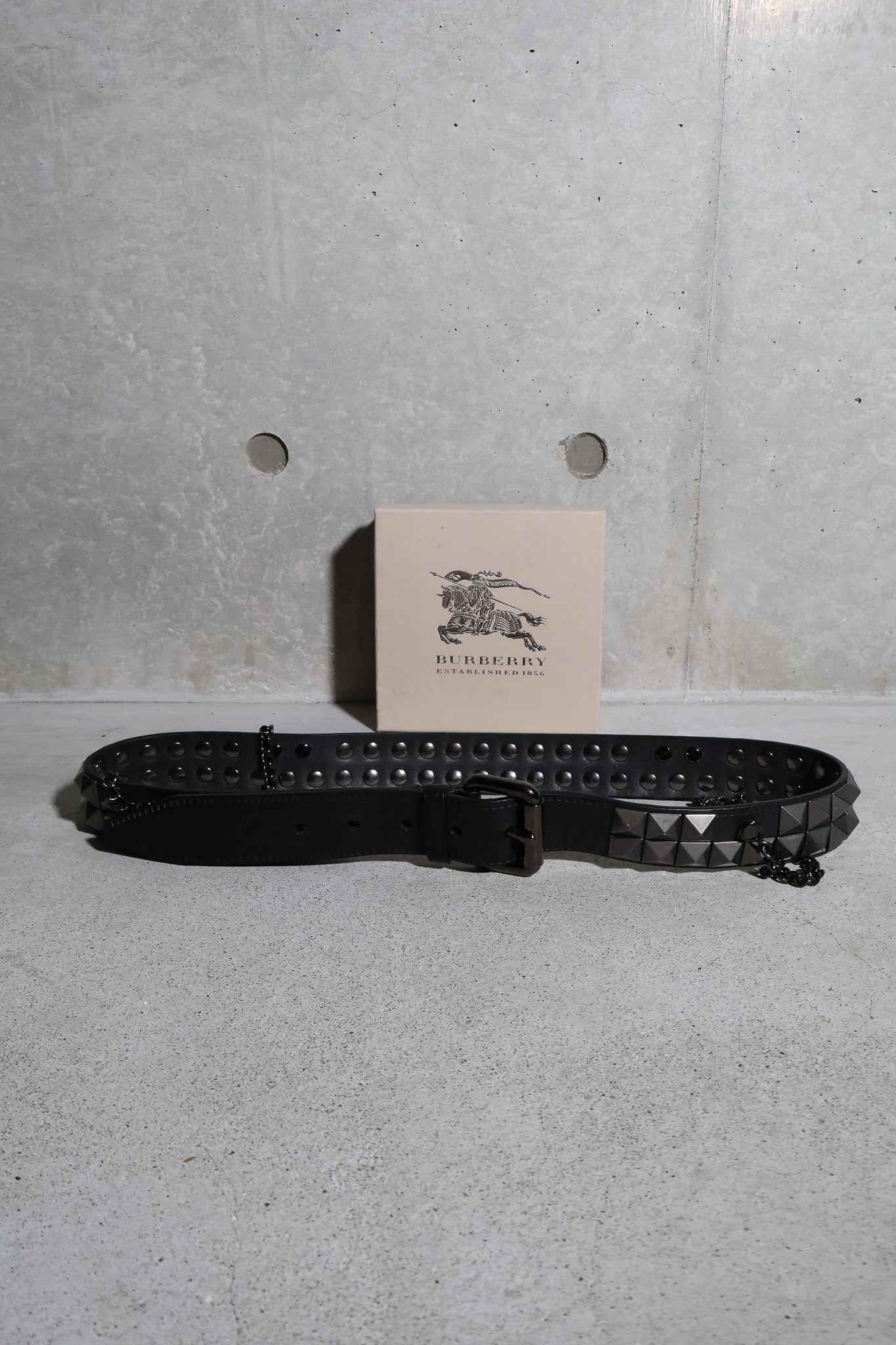 Burberry Prorsum SS11 Runway Studded Chain Belt