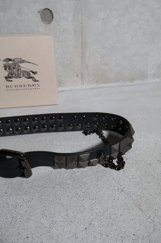 Burberry Prorsum SS11 Runway Studded Chain Belt