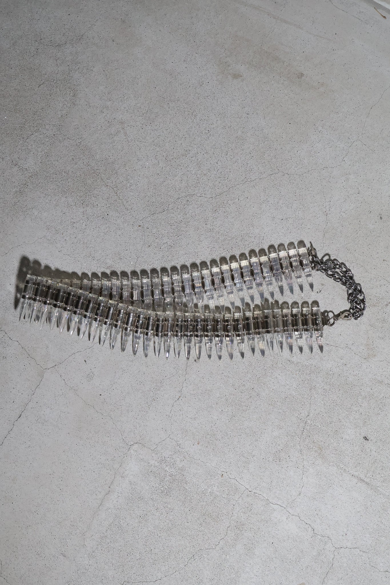 Undercover AW01 D.A.V.F. Crystal Bullet Belt