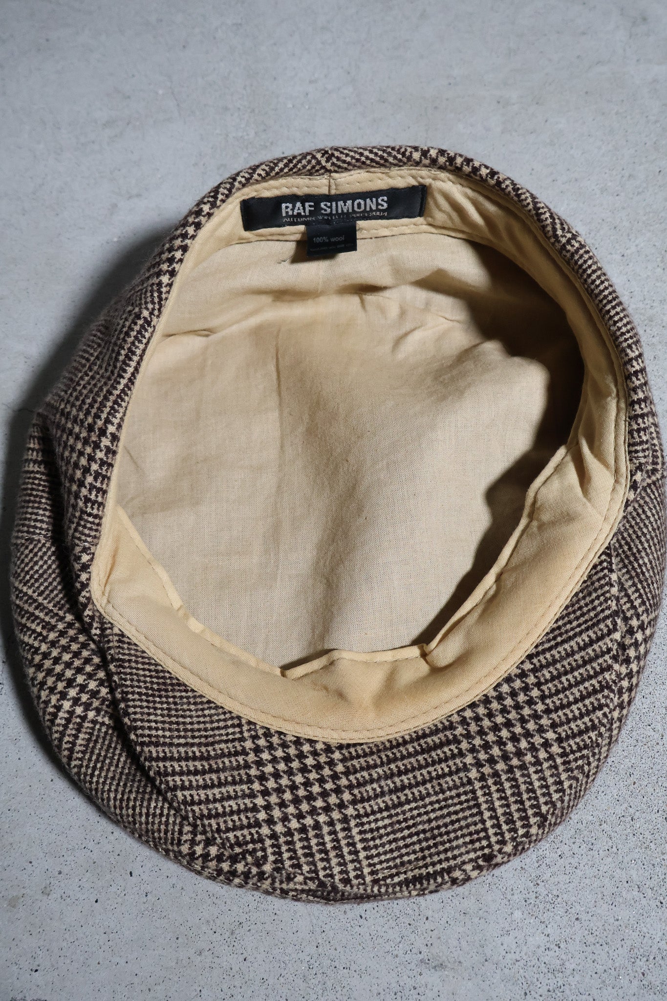 Raf Simons AW03 Runway Newspaper Hat