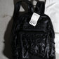 Balmain Button Studded Leather Backpack