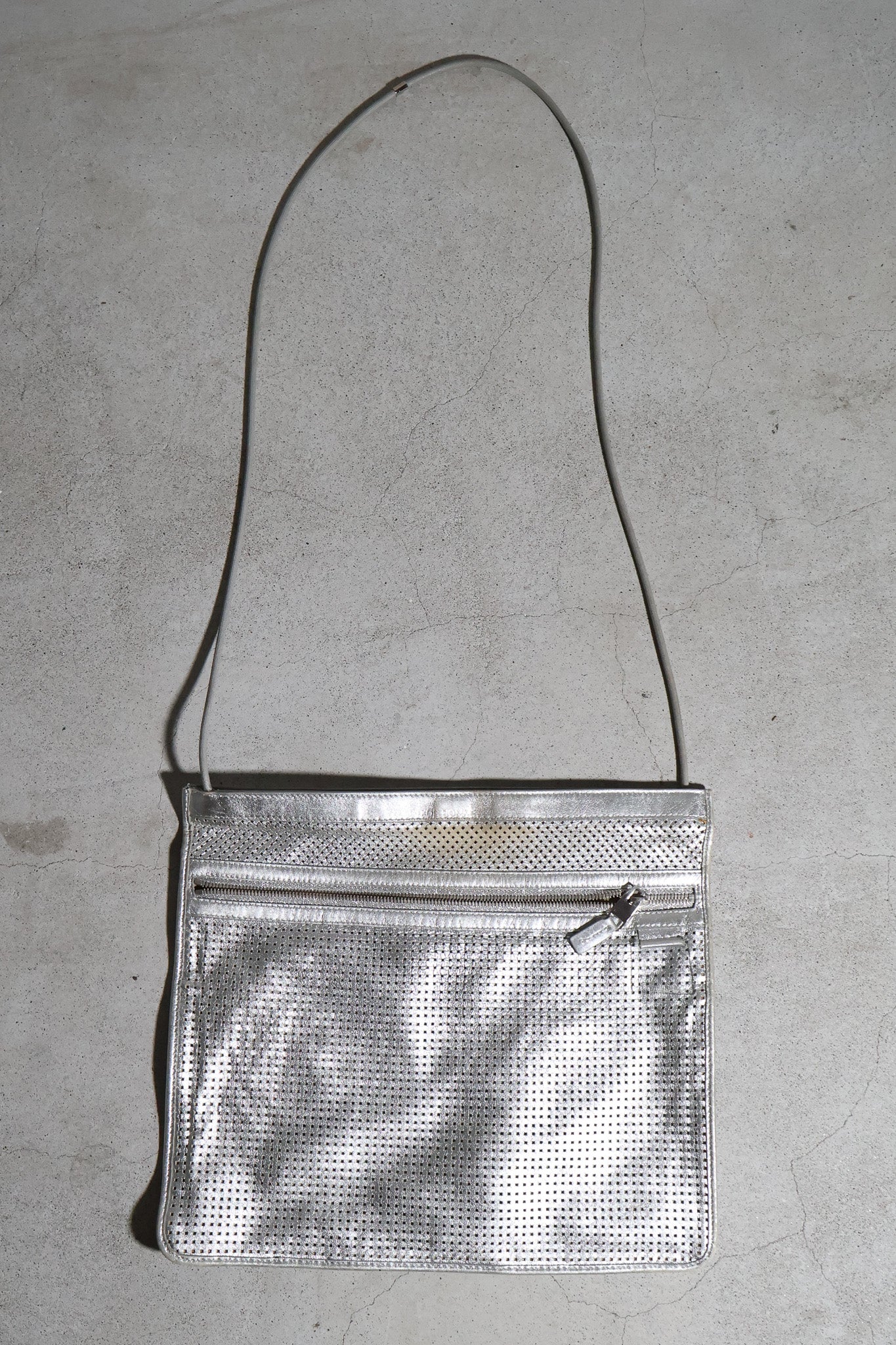Dior Homme SS07 Perforated Silver Bag