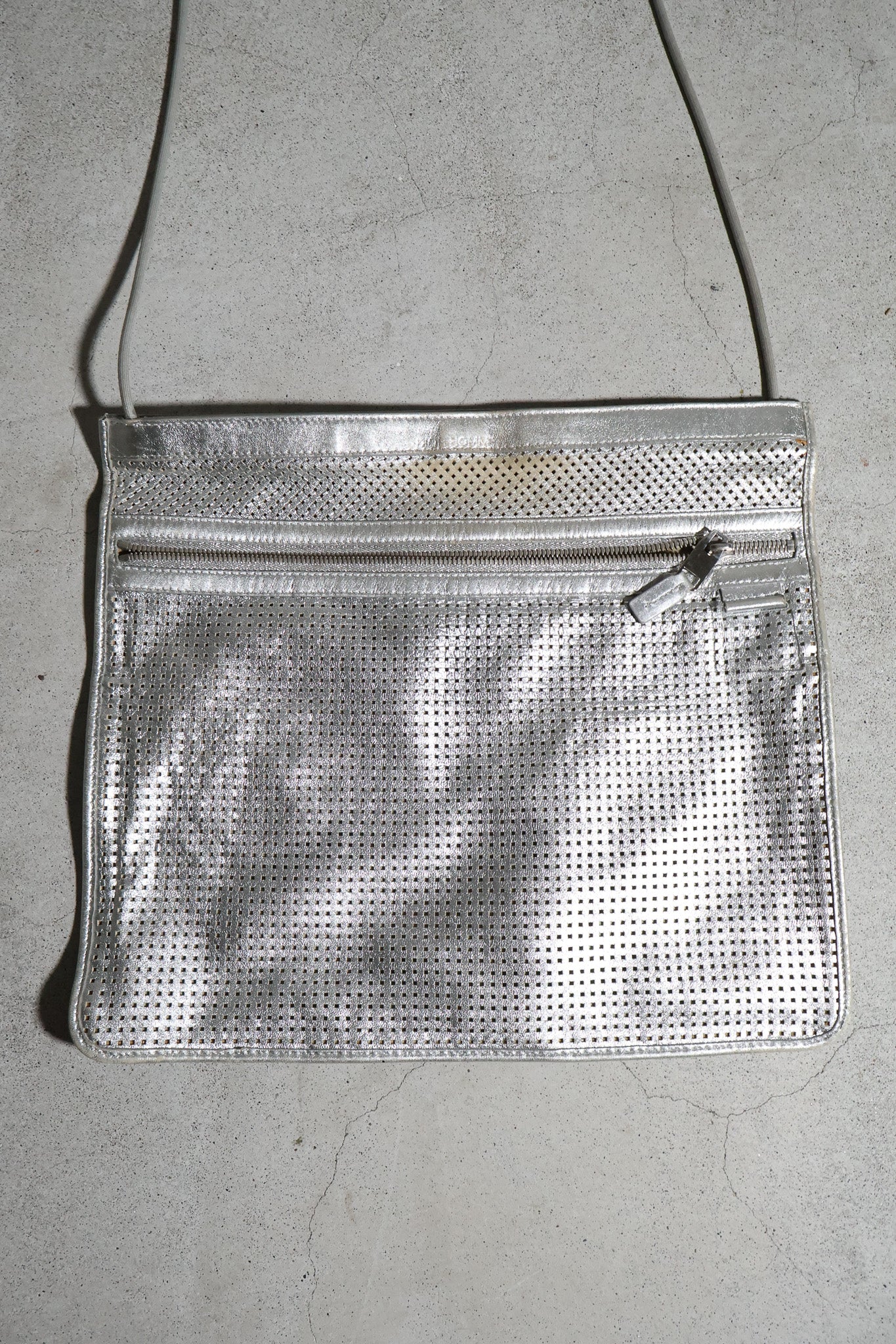 Dior Homme SS07 Perforated Silver Bag