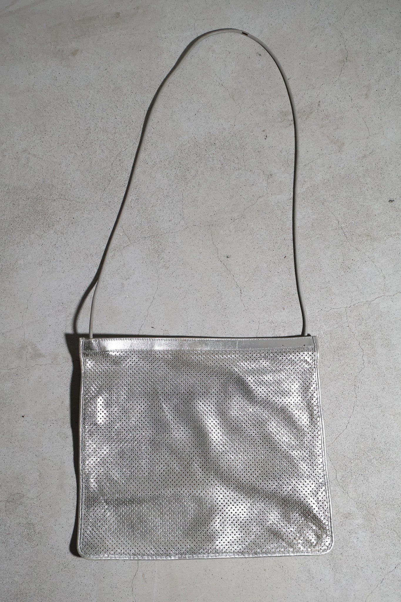 Dior Homme SS07 Perforated Silver Bag