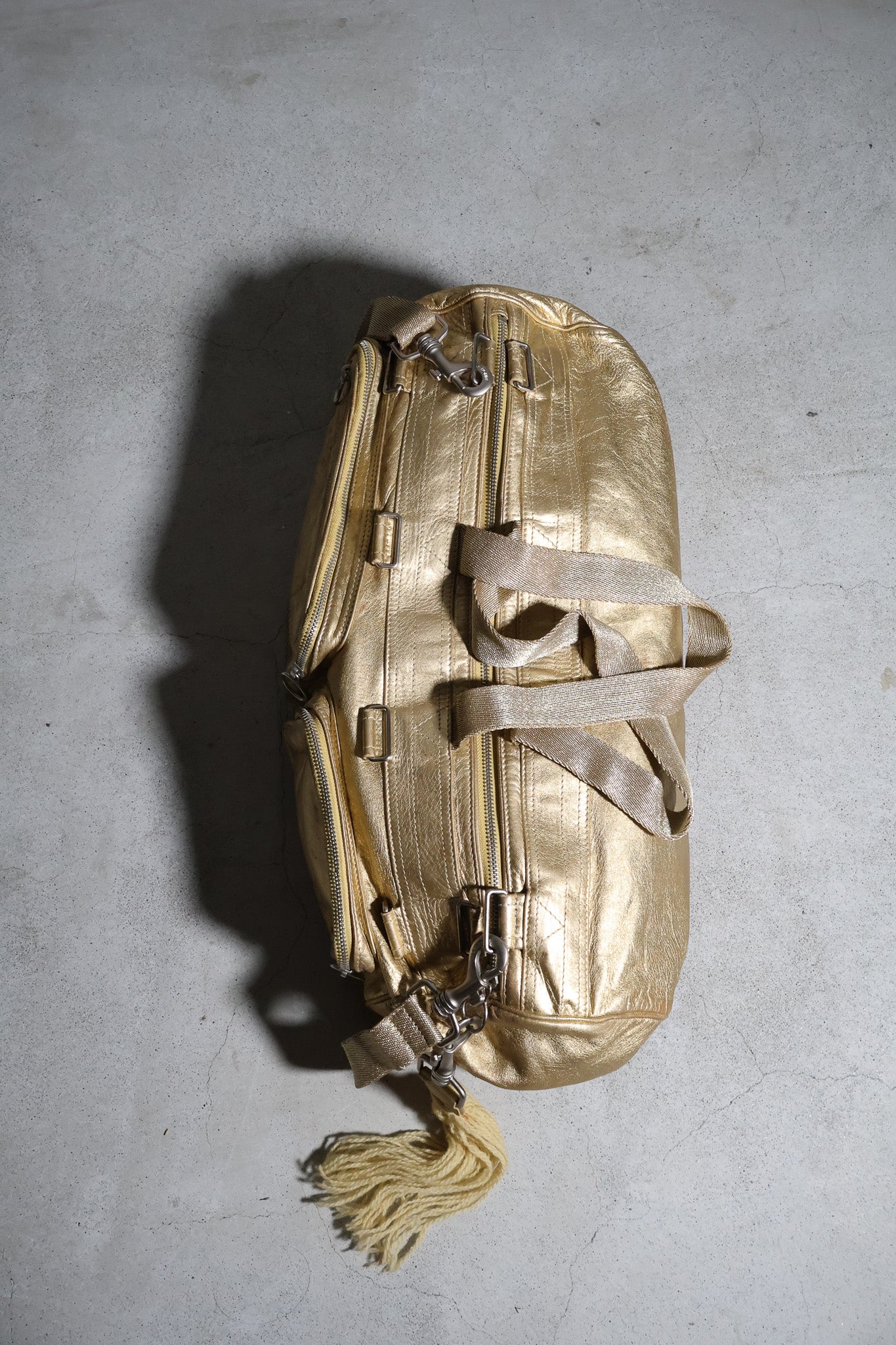 Dior Homme SS07 Gold Deville Duffle Bag