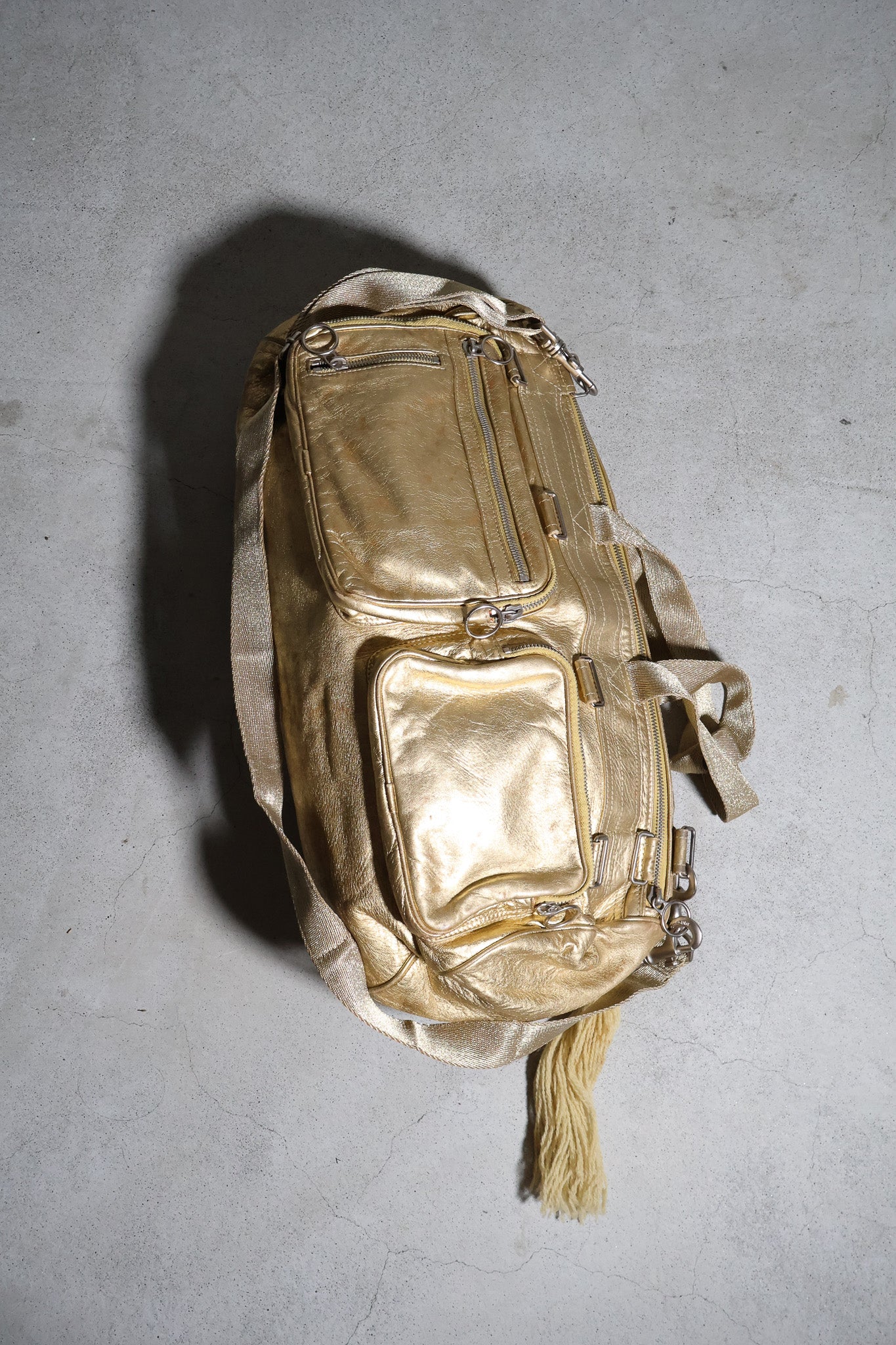 Dior Homme SS07 Gold Deville Duffle Bag